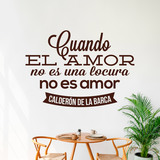 Stickers muraux: Cuando el amor... Calderón de la Barca 4