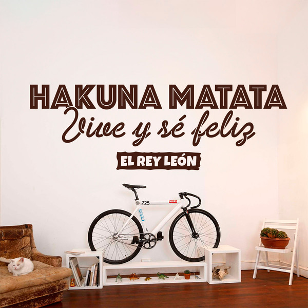 Stickers muraux: Hakuna Matata, en espagnol