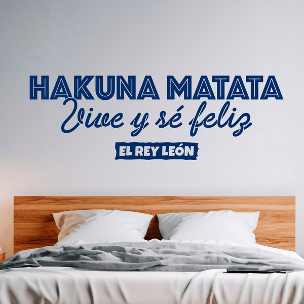 Stickers muraux: Hakuna Matata, en espagnol