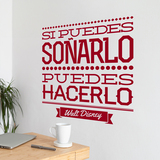 Stickers muraux: Si puedes soñarlo... 4