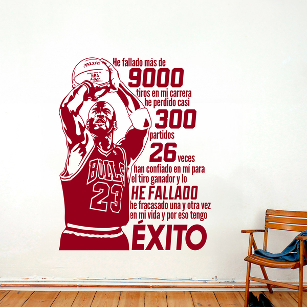 Stickers muraux: He fallado - Michael Jordan