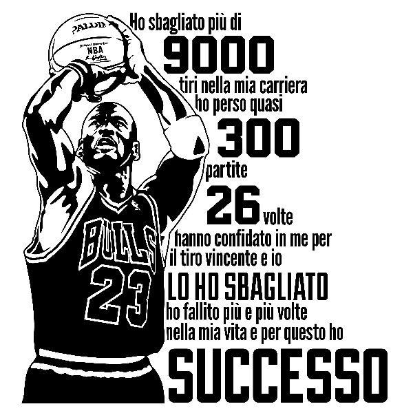 Stickers muraux: Successo Michael Jordan