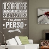 Stickers muraux: Non dimenticare mai di sorridere... 2