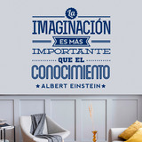 Stickers muraux: La imaginación - Albert Einstein 2