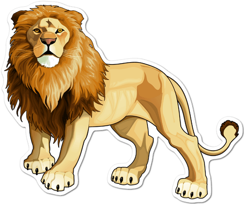 Autocollants: Le Roi Lion