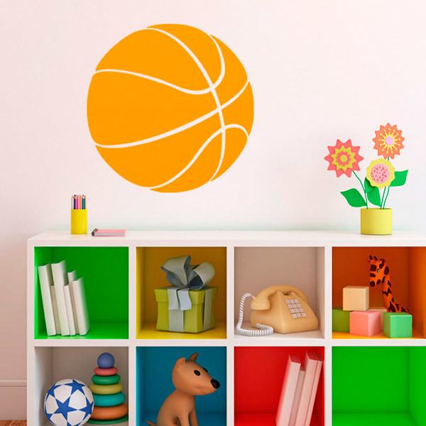 Stickers muraux: Ballon de Basket