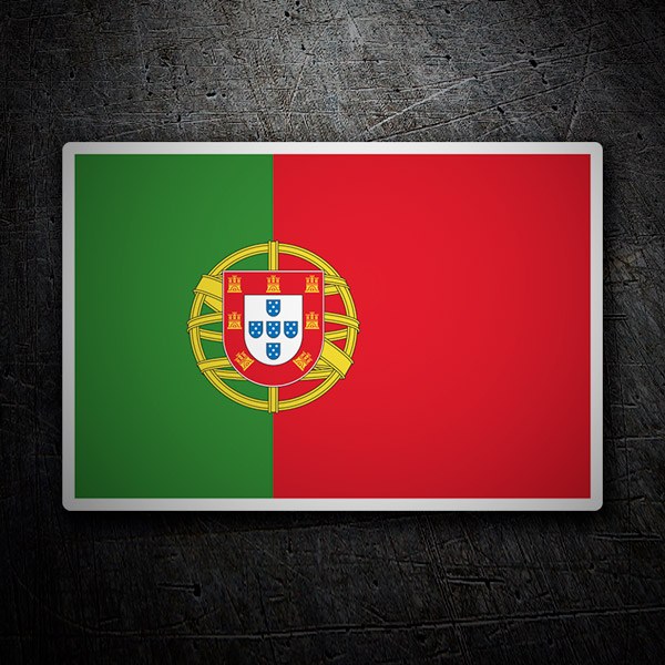 Autocollants: Drapeau Portugal