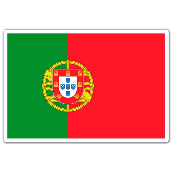 Autocollants: Drapeau Portugal