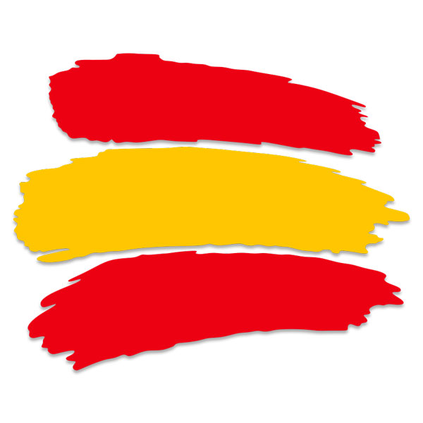 Autocollants: Spain en traits