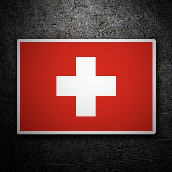 Autocollants: Drapeau de la Suisse