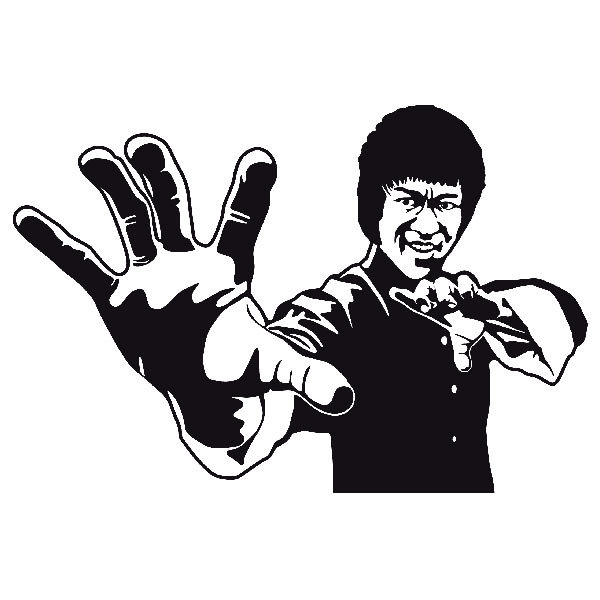 Stickers muraux: Bruce Lee Marcial