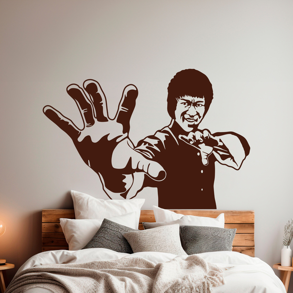 Stickers muraux: Bruce Lee Marcial