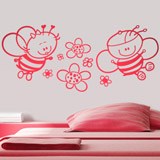 Stickers pour enfants: Abeille et fleurs 6