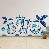 Stickers pour enfants: Animaux de la jungle multicolores 3