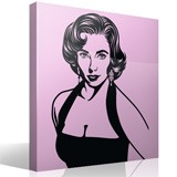 Stickers muraux: Elizabeth Taylor 3