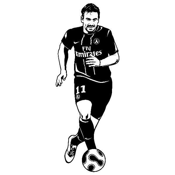 Stickers muraux: Footballeur 1