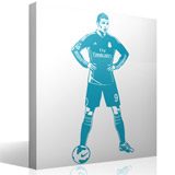 Stickers muraux: Footballeur 2 3