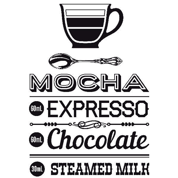 Stickers muraux: Coffee Mocka