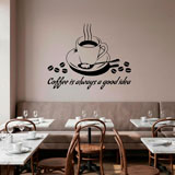 Stickers muraux: Coffee is always a good idea 5