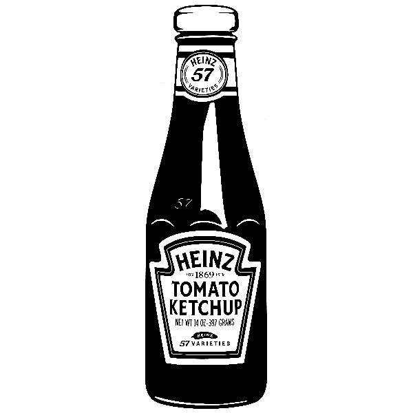 Stickers muraux: Heinz Ketchup