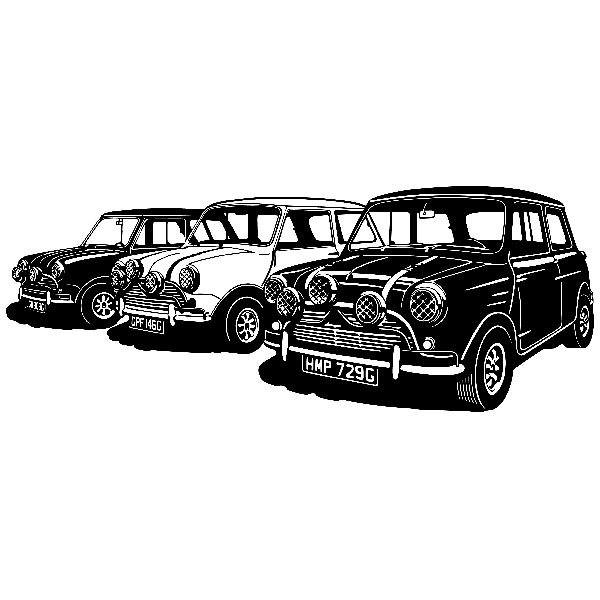 Stickers muraux: Italian Job minis