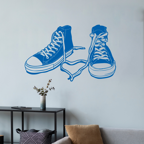 Stickers muraux: Converse des chaussures