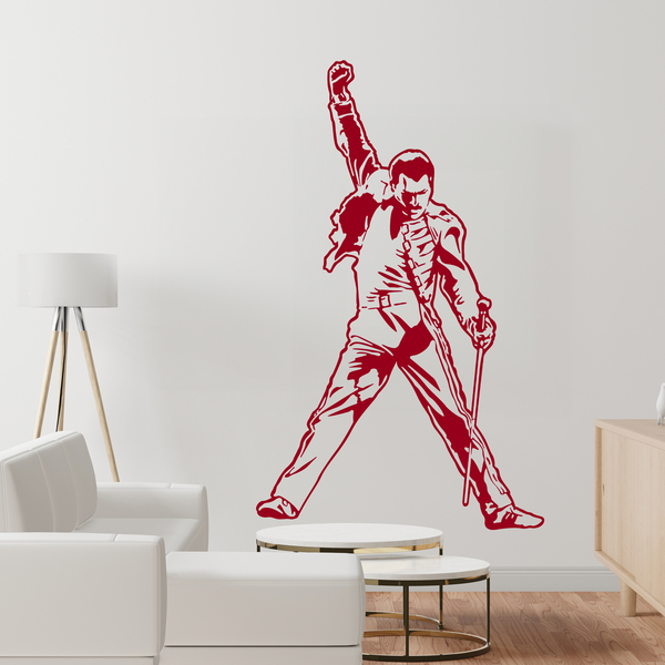 Stickers muraux: Freddie Mercury