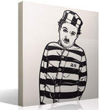 Stickers muraux: Chaplin Le Pèlerin 2