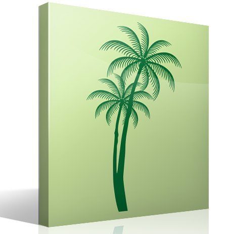 Stickers muraux: Silhouettes de palmiers