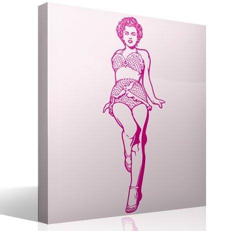 Stickers muraux: Marilyn Monroe en bikini