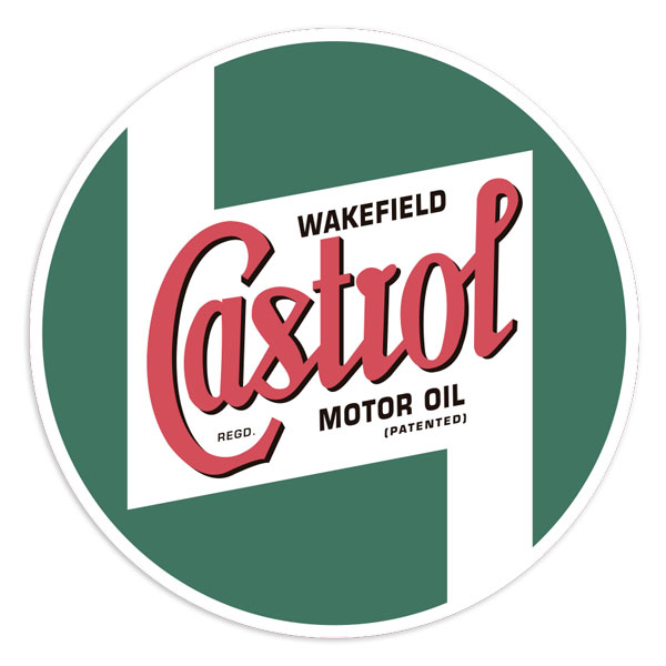 Autocollants: Logo R&eacute;tro Wakefield Castrol