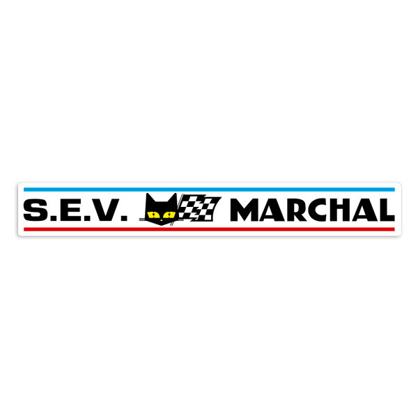 Autocollants: Logo Chat S.E.V. Marchal