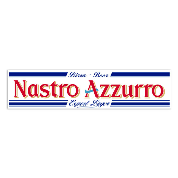 Autocollants: Logo Nastro Azzurro