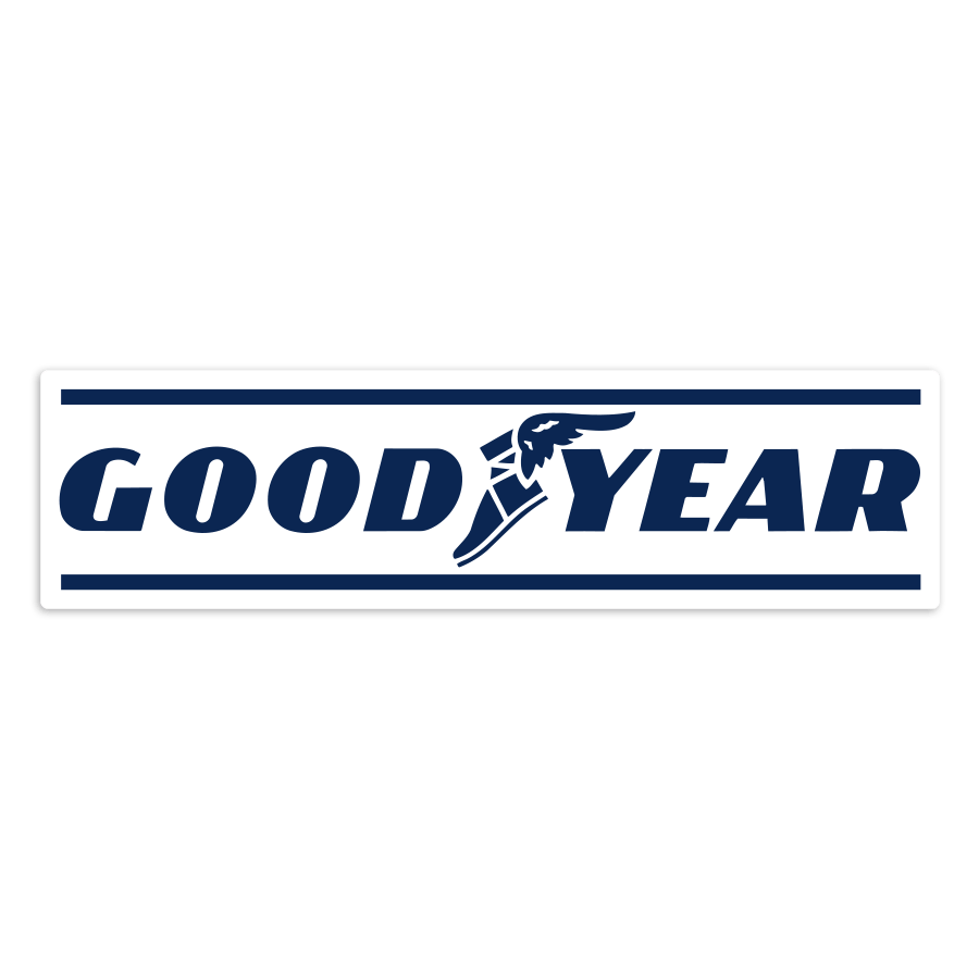 Autocollants: Logo Goodyear Texte