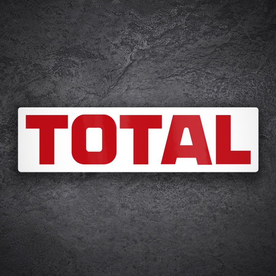 Autocollants: Sponsor Total Racing