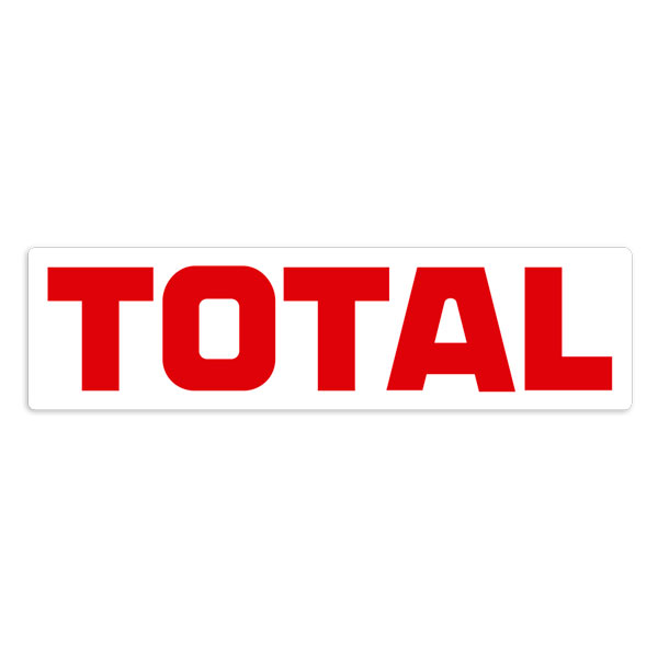 Autocollants: Sponsor Total Racing
