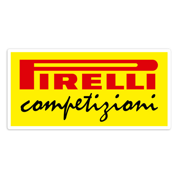 Autocollants: Logo Pirelli Competizioni