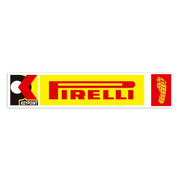 Autocollants: Logo Pirelli Keypoint Empreinte