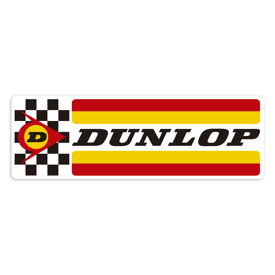 Autocollants: Logo Dunlop Racing