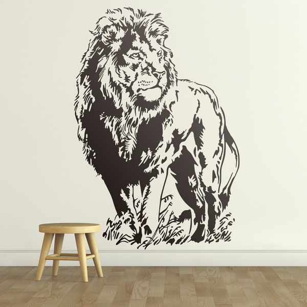 Stickers muraux: lion