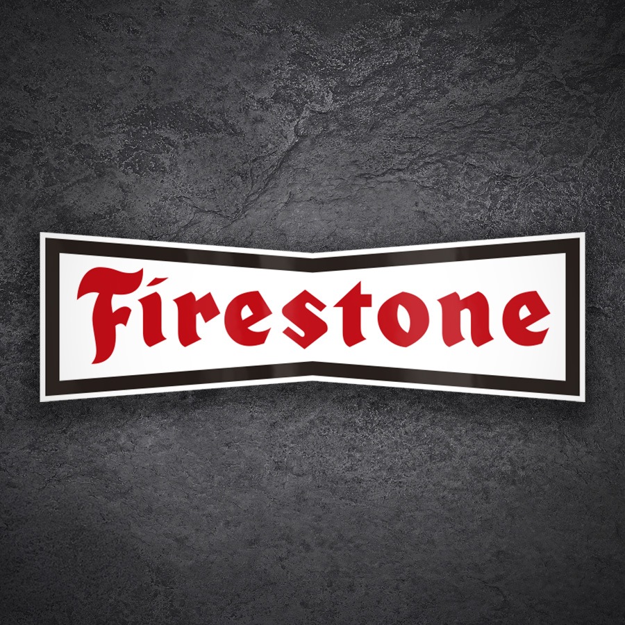 Autocollants: Embl&egrave;me Firestone Style Motorsport Vintage