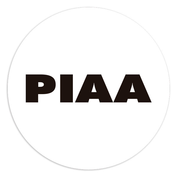Autocollants: PIAA en Lettres Majuscules et Gras