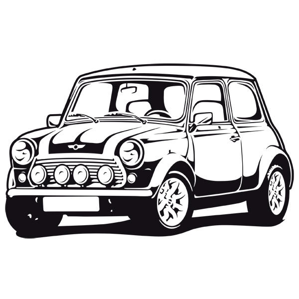 Stickers muraux: Mini Cooper