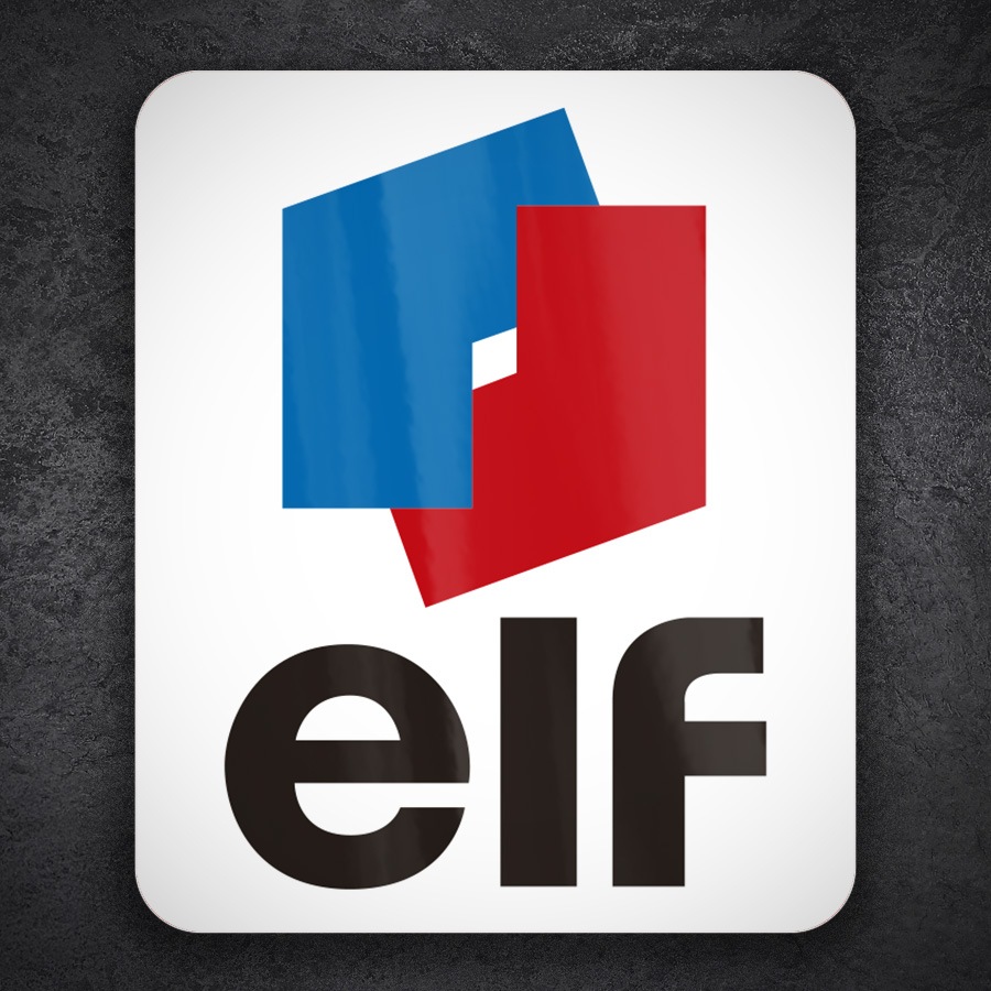 Autocollants: Logo Elf Classique