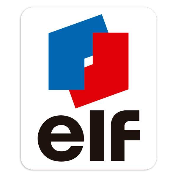 Autocollants: Logo Elf Classique