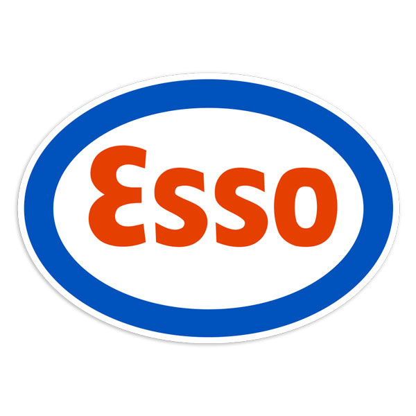 Autocollants: Esso Classique