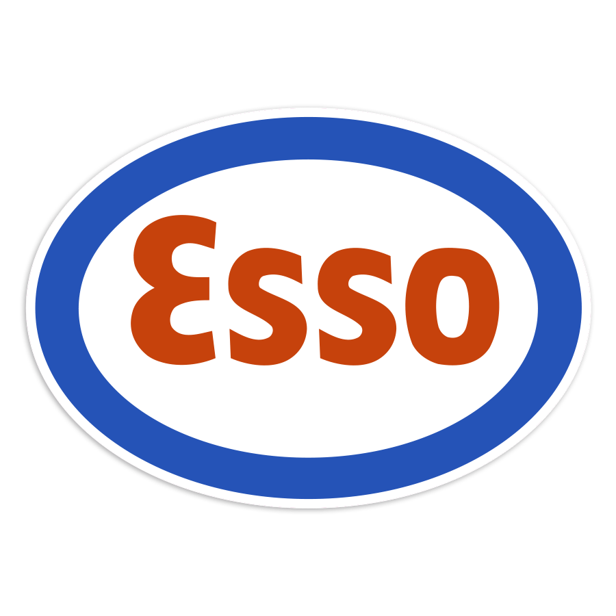 Autocollants: Esso Classique