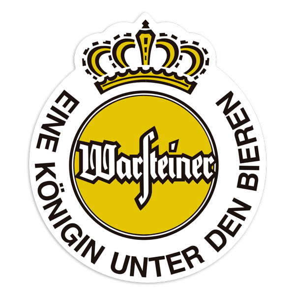 Autocollants: Logo Bi&egrave;re Warsteiner R&eacute;tro