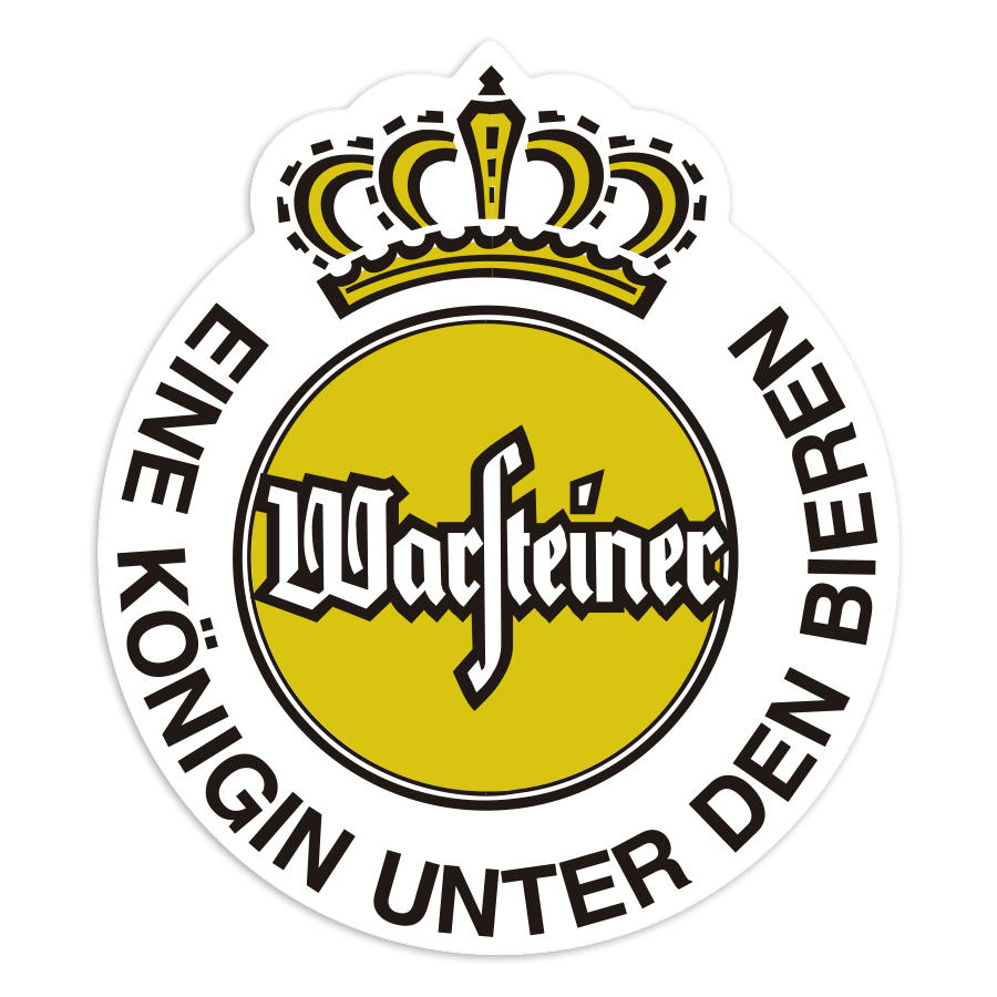 Autocollants: Logo Bi&egrave;re Warsteiner R&eacute;tro