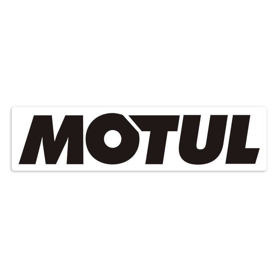 Autocollants: Logo Motul Horizontal Lettres Noires